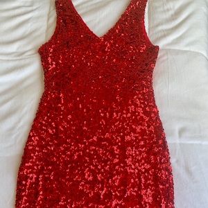 Red sequined Homecoming/Prom/Party dress